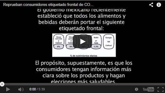 Reprueban consumidores etiquetado frontal de Cofepris