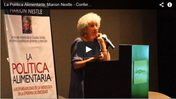 La política alimentaria – conferencia magistral de Marion Nestle
