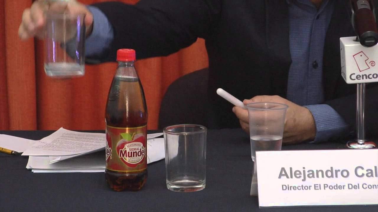 Denuncia contra publicidad engañosa de Sidral Mundet
