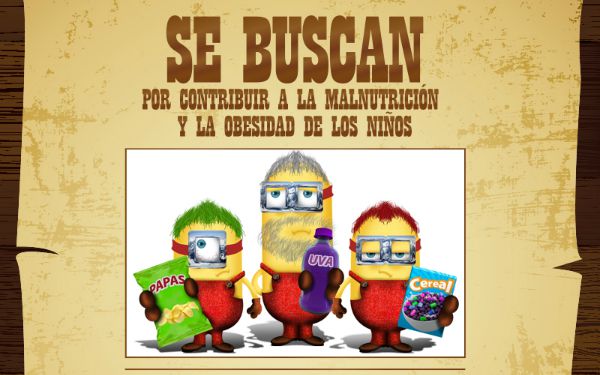 Urge regular publicidad que contribuye a obesidad infantil y usa personajes famosos como los Minions