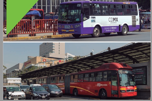 Un transporte público eficiente logra que el 17% de sus usuarios dejen el automóvil y reduzcan 95% de sus emisiones de gases de efecto invernadero (GEI)