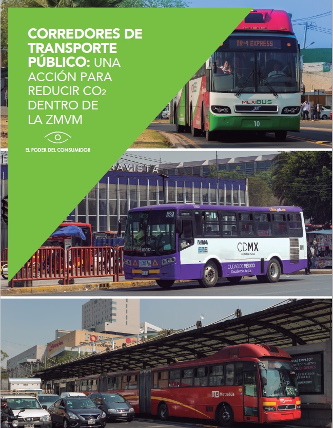 Corredores de transporte público: Una acción para reducir CO2 dentro de la ZMVM. Abril, 2018