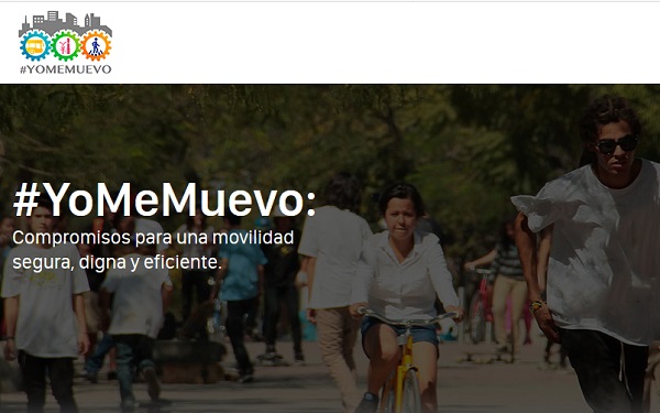Organizaciones civiles urgimos a los candidatos presidenciales a considerar la movilidad como tema prioritario en la agenda presidencial (#YoMeMuevo)