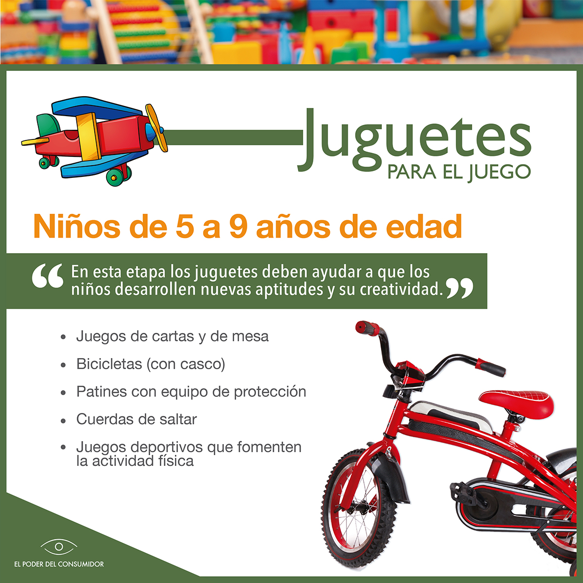 Guía de juguetes para niñxs de 5 a 9 años