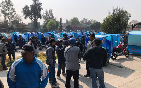 Mototaxistas de la Ciudad de México se transformarán en ciclotaxis asistidos eléctricamente