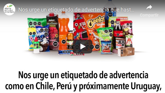 Nos urge un etiquetado de advertencia que hasta los niños entiendan