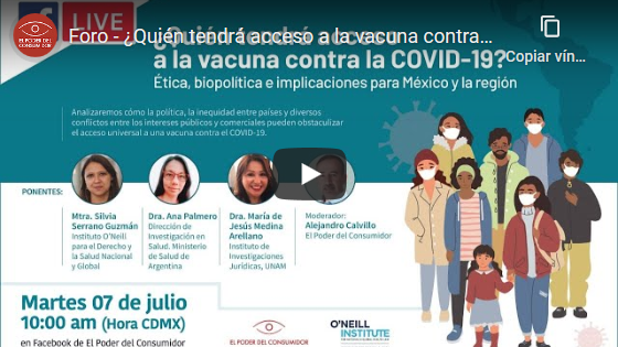 Foro – ¿Quién tendrá acceso a la vacuna contra la COVID-19?