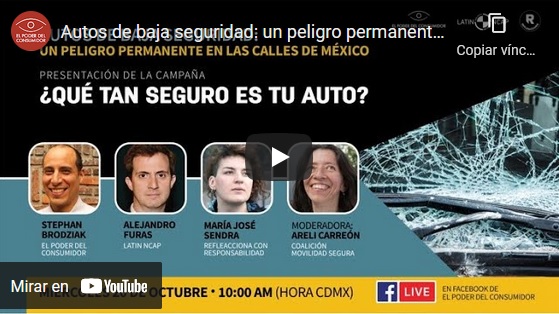 Autos de baja seguridad: un peligro permanente en las calles de México