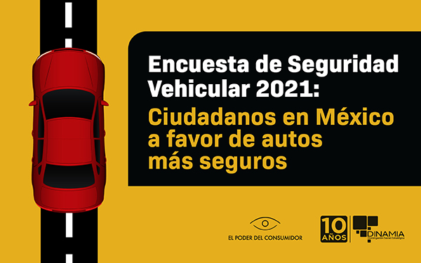 Encuesta sobre seguridad vehicular revela que el 90% de los entrevistados opina que es muy importante que todos los vehículos nuevos que se venden en nuestro país cuenten con los sistemas mínimos de seguridad vehicular