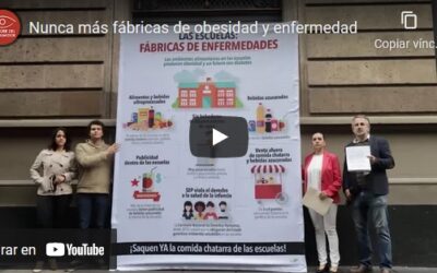 Nunca más fábricas de obesidad y enfermedad