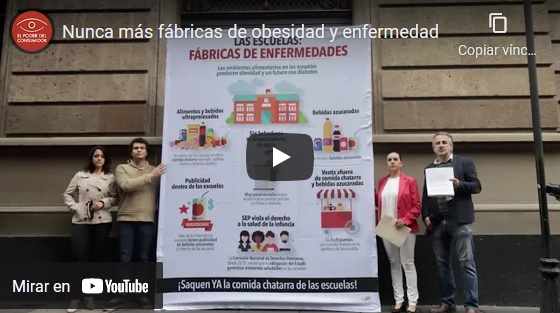 Nunca más fábricas de obesidad y enfermedad