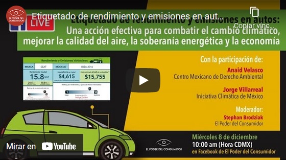 Etiquetado de rendimiento y emisiones en autos: Acción efectiva para combatir el cambio climático