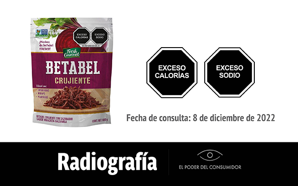 Radiografía de… Betabel crujiente Fresh Gourmet