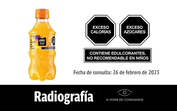 Radiografía de… Agua mineralizada Fizz Naranjada Del Valle