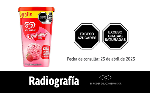 Radiografía de… Helado Cremissimo Fresa