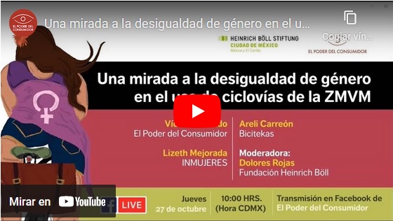 Una mirada a la desigualdad de género en el uso de las ciclovías de la ZMVM