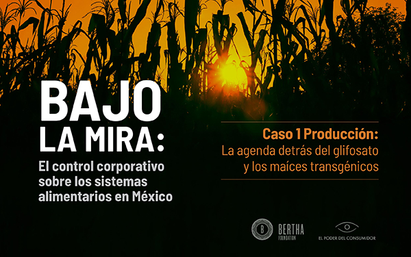 Estudio da a conocer que los sistemas alimentarios en México están en manos de corporaciones como Bayer-Monsanto, BASF, Cargill, Syngenta, Corteva y DuPont