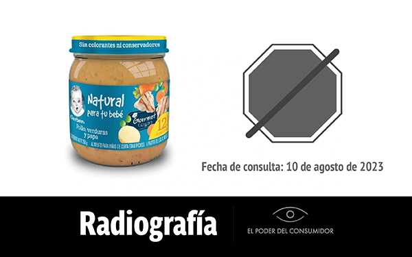 Radiografía de… Papilla Gerber de pollo, verduras y papa