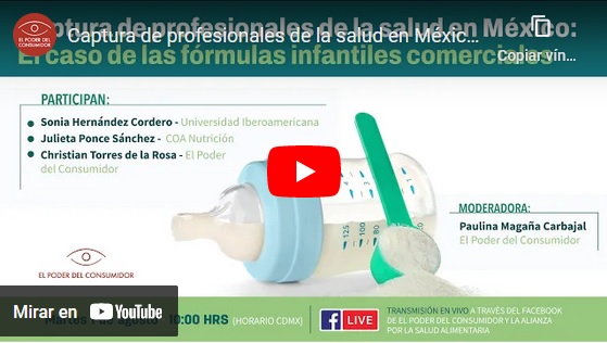 Captura de profesionales de la salud en México: El caso de las fórmulas infantiles comerciales