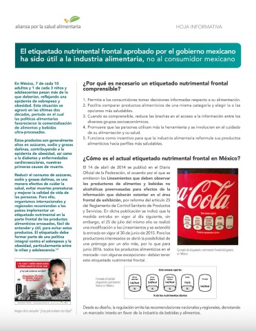 El etiquetado frontal aprobado por el gobierno mexicano ha sido útil a la industria alimentaria