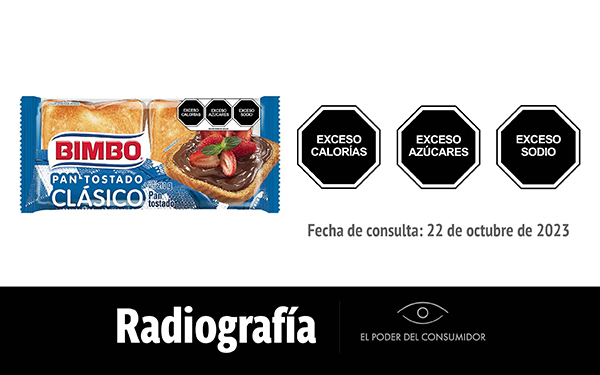 Radiografía de… Pan Tostado Clásico Bimbo
