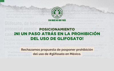 ¡Ni un paso atrás en la prohibición del uso de glifosato!