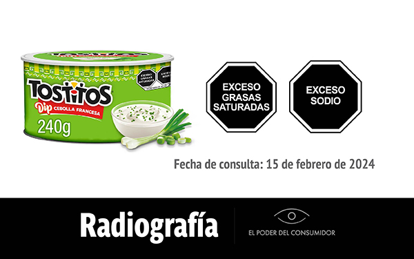 Radiografía de… Tostitos Dip Cebolla Francesa